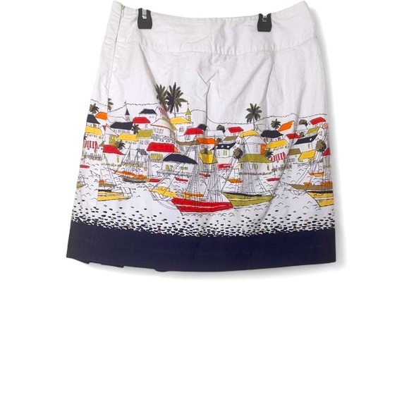 Eddie Bauer Sail boat pleated 100% cotton nautical boating sail size 14 - Picture 5 of 10